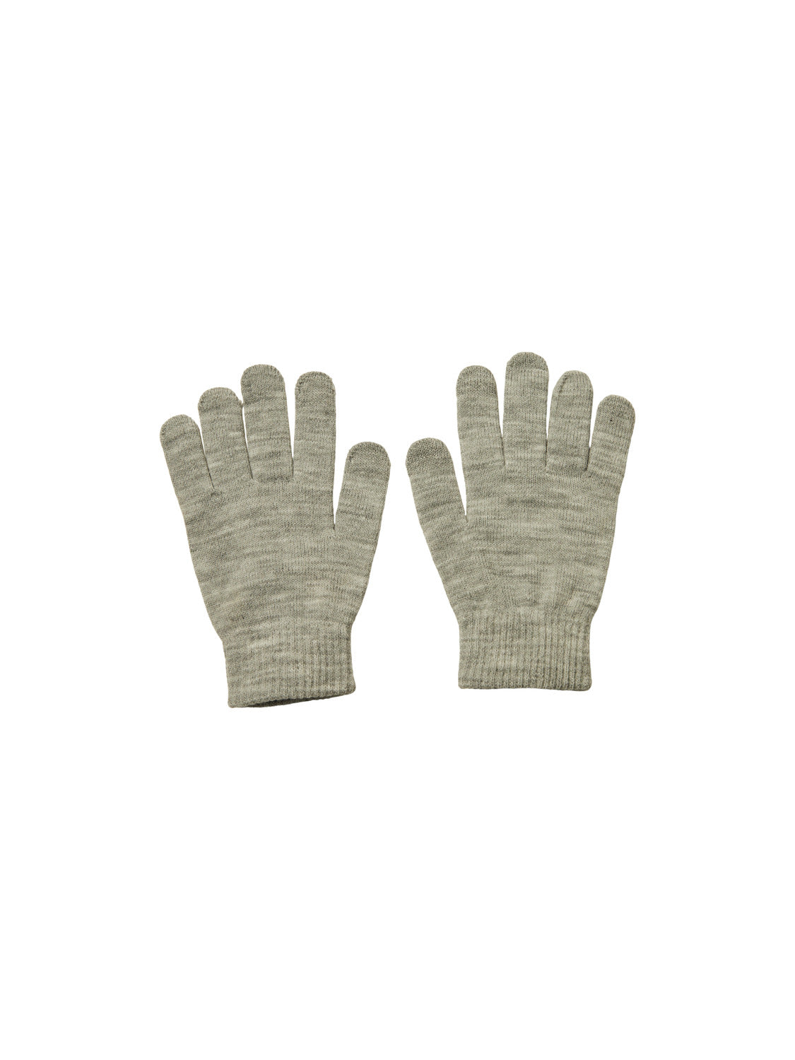 PCNEW Gloves - Light Grey Melange